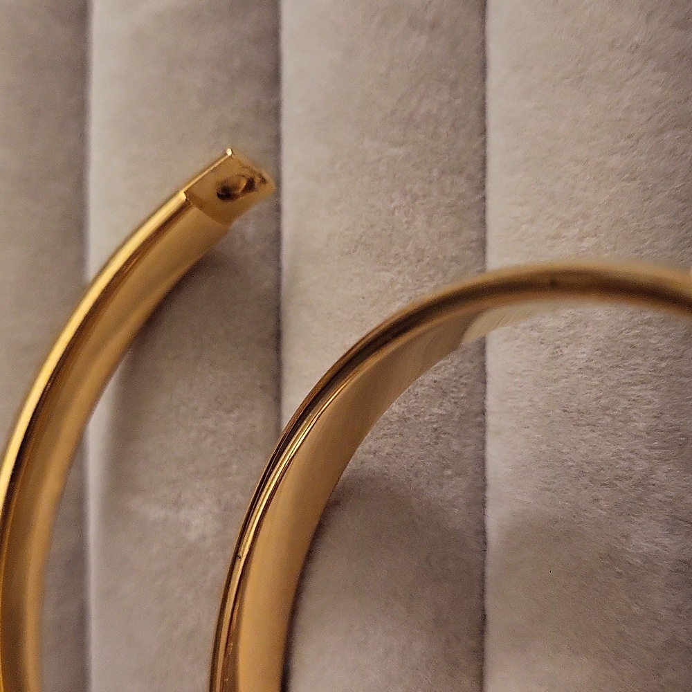 Gold Filled Bangle Braclets (Goldfilled Is Gold Over Solid Metal) Last For Yrs - Picture 9 of 15